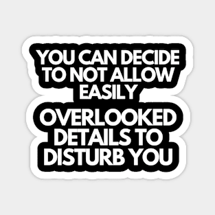 Not allow - Motivational Quote Magnet