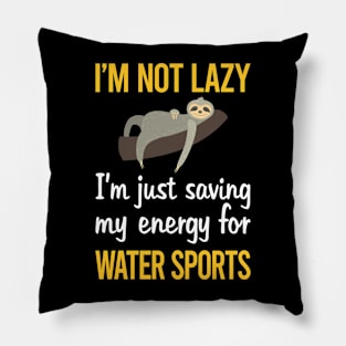 Saving Energy For Water Sports Pillow