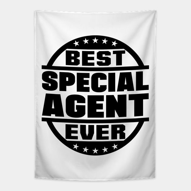 Best Special Agent Ever Tapestry by colorsplash