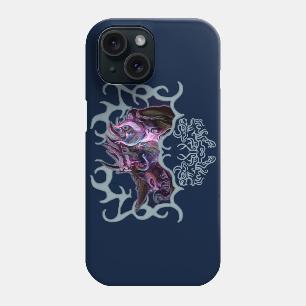 Popsurreal  Cerberus Phone Case by SimonFagio