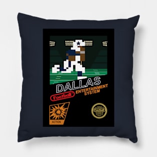 Dallas Football Team - NES Football 8-bit Design Pillow