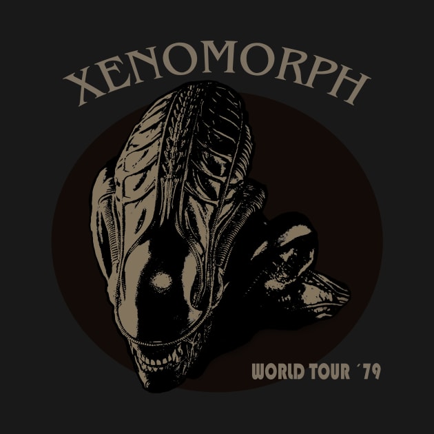 Aliens Xenomorph World Tour 1979 by PoetandChef