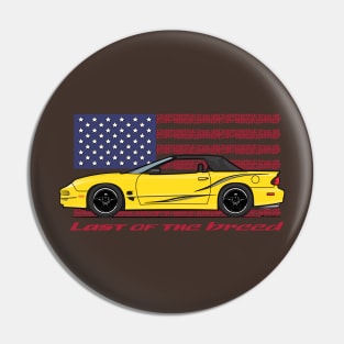 Yellow 2002 Firebird Pin