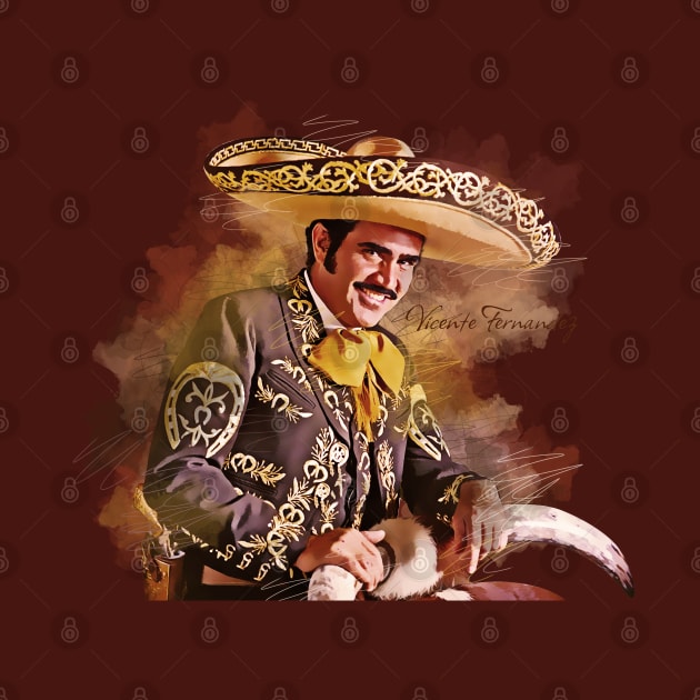 Vicente Fernandez Art by Sauher