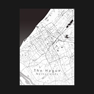 THe Hague Netherlands City Map T-Shirt