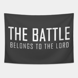 The Battle Belongs to The Lord Tapestry