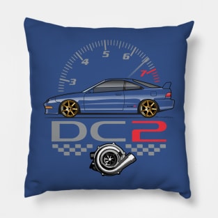 multicolor DC2 gold wheels Pillow