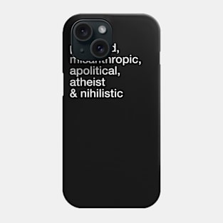 5 words (english version) Phone Case