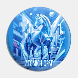 Atomic Horse Pin