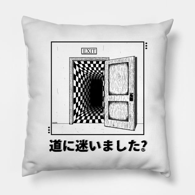 are you lost? Pillow by ocides