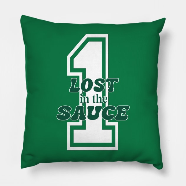 #1 Lost in the Sauce Pillow by Sleepless in NY