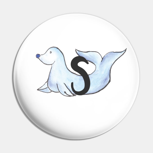 S is for Seal Pin by littlebigbit