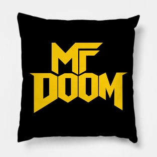 Black and Yellow MF DOOM Pillow
