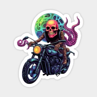 Radical Horror Biker From Another Universe Magnet