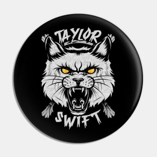 Angry Cat Swift Pin