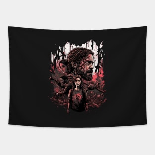 The Last of Us Pedro Pascal Joel inspired design Tapestry