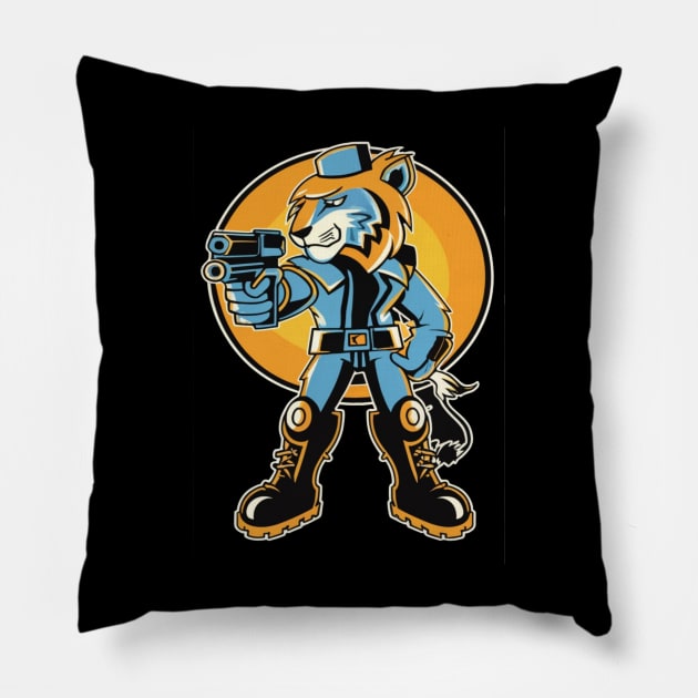 Anime Cartoon Unique Superhero Art Style Pillow by joolsd1@gmail.com