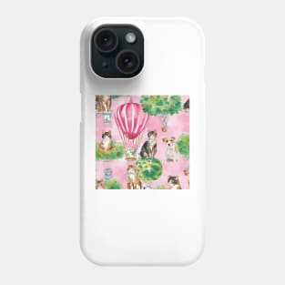 Dreaming for kitties to fly away in air balloons… Phone Case
