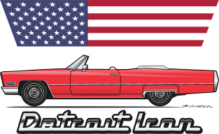 Red Convertible Magnet