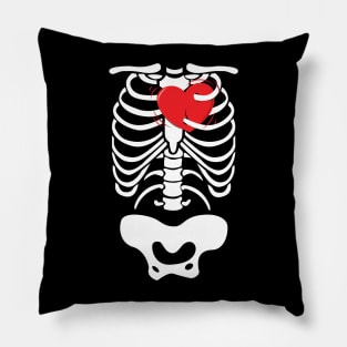 Halloween Skeleton Rib Cage Pillow