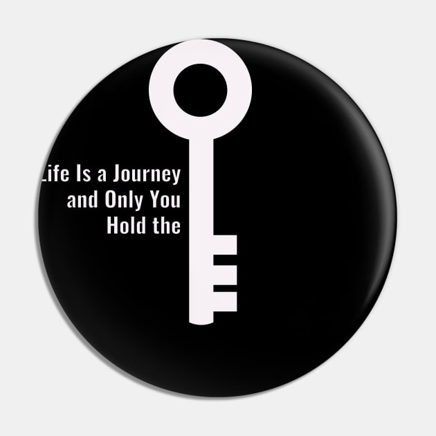 Life Is a Journey  and Only You  Hold the key Pin by saber fahid 