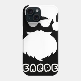 bearded santa white image tshirt Phone Case