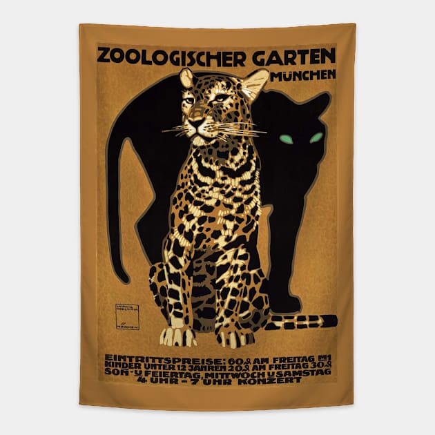 Munich Zoological Garden Tapestry by UndiscoveredWonders