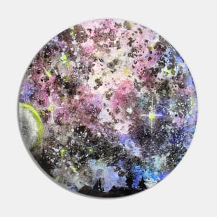 Space. Universe. Starry sky. Pin