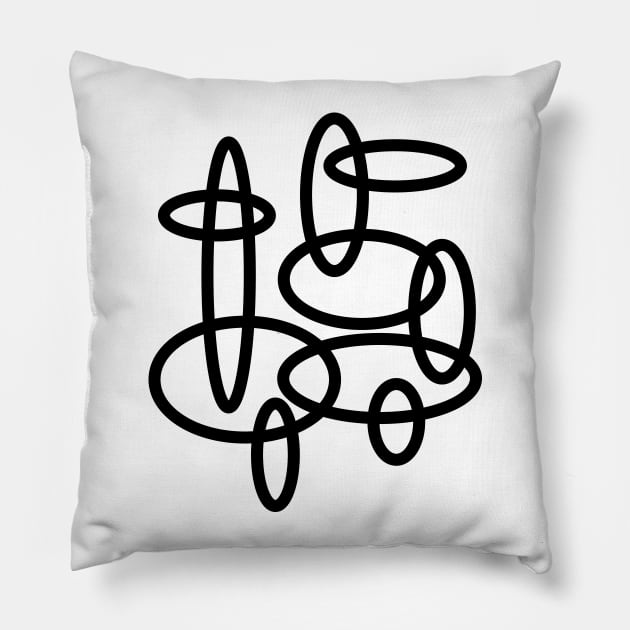 elliptical design -01- Pillow by issabild