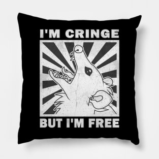 I'm Cringe, But I'm Free - Possum Pillow