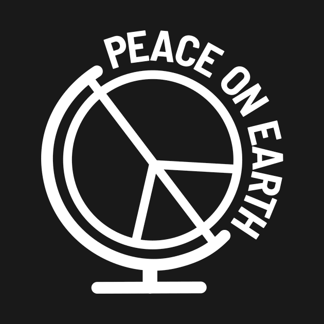 Peace On Earth Freedom Sign On A Globe World Peace Demo Gift by peter2art