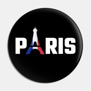 Paris With Eiffel tower Pin