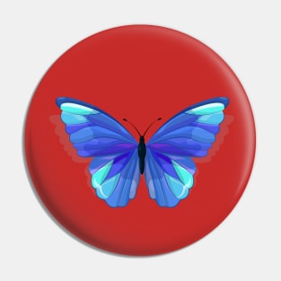 Blue Butterfly Pin