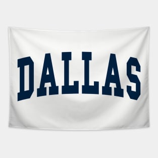 Dallas - college university font letters basketball baseball softball volleyball hockey football lover fan player christmas birthday gift for men women kids mothers fathers day dad mom vintage retro Tapestry