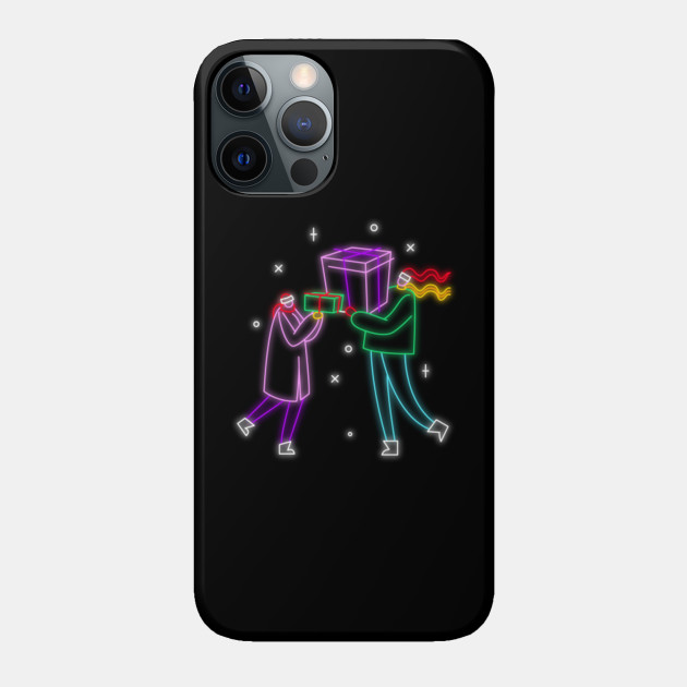 Neon Xmas - Xmas Gift - Phone Case