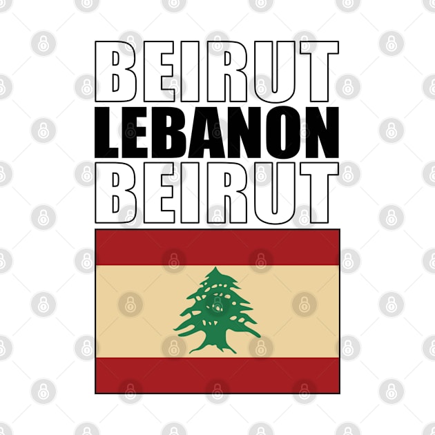 Flag of Lebanon by KewaleeTee