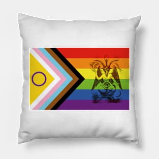 New Progress Pride Flag PLUS Satan Pillow