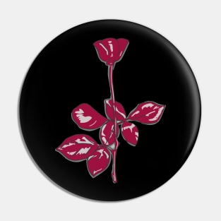 Depeche Mode Rose Pin