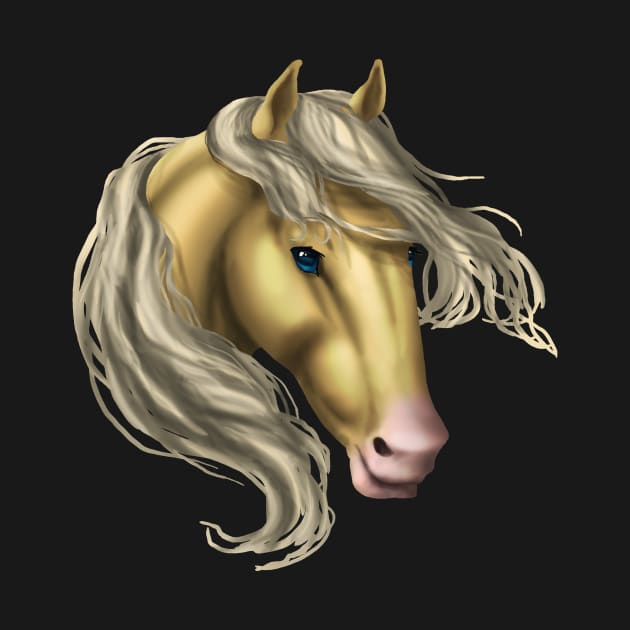 Horse Head - Palomino by FalconArt