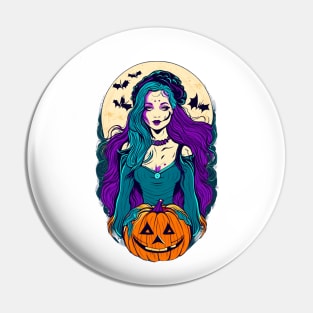 Halloween Witches Pin