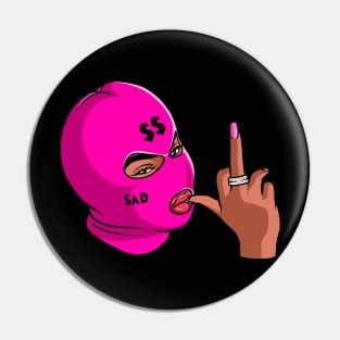 Gangsta girl Pin