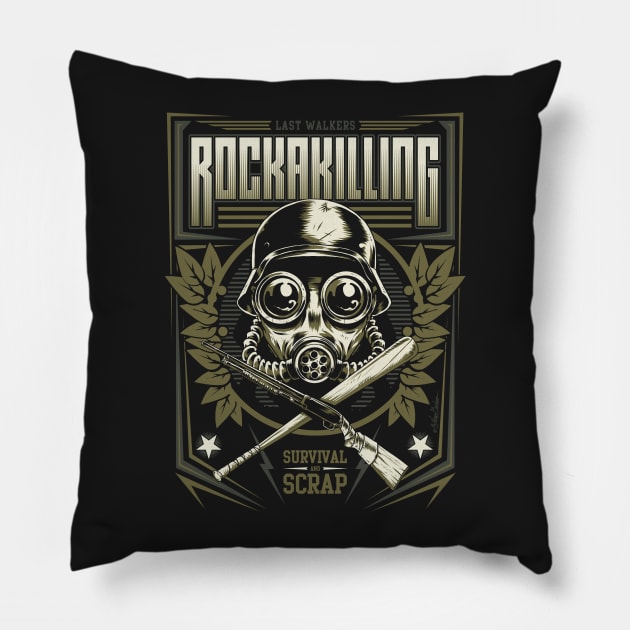 Rockakilling Pillow by nanobarbero