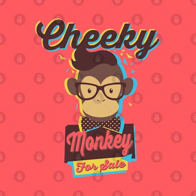 Cheeky Monkey by Alema Art
