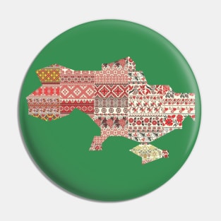 Ukrainian map Pin