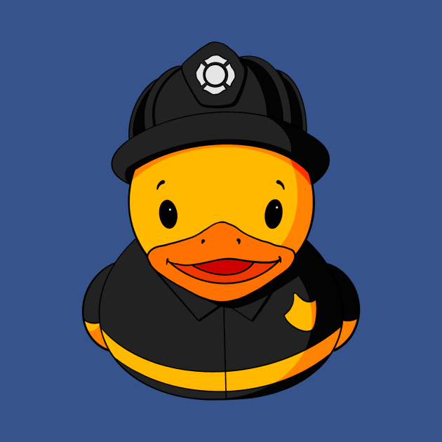 Fireman Rubber Duck by Alisha Ober Designs