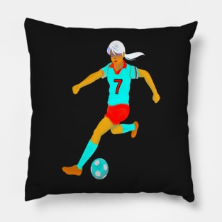 Copy of GIRL FOOTBALLER Pillow