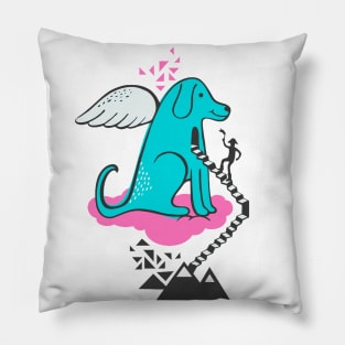 dog adventure Pillow