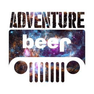 Galaxy Adventuring Beer Jeep T-Shirt