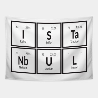 Istanbul City | Periodic Table of Elements Tapestry