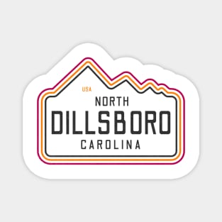 Visiting NC Mountain Cities Dillsboro, NC Neon Range Magnet